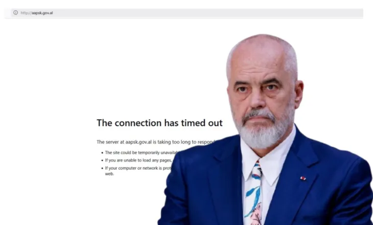 Miliona euro/ Bie sërish shteti online i Ramës, shumë faqe agjencish (gov.al) nuk hapen