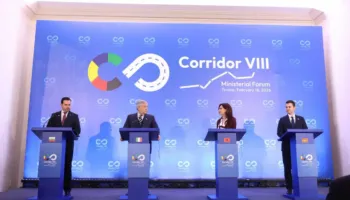 Ministerial për Korridorin VIII Spiropali: projekti me rëndësi strategjike lidh Adriatikun me Detin e Zi