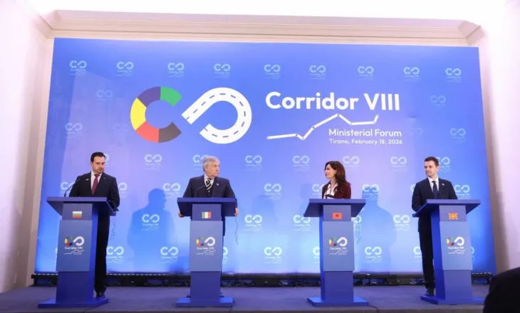 Ministerial për Korridorin VIII Spiropali: projekti me rëndësi strategjike lidh Adriatikun me Detin e Zi
