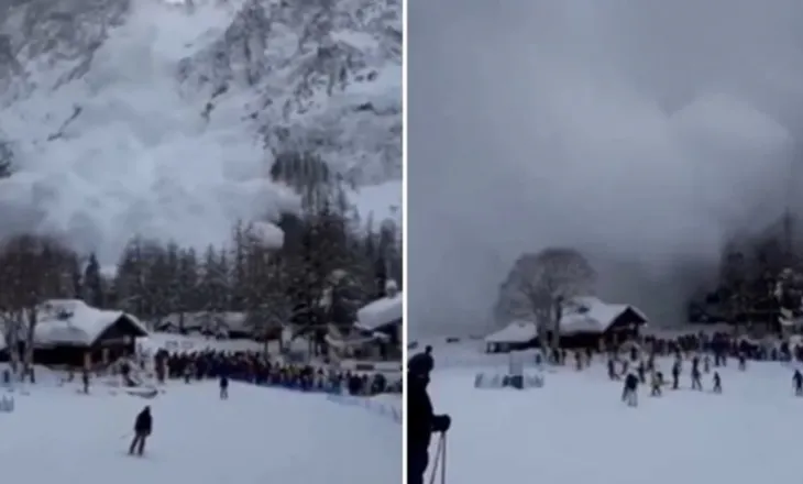 Momente dramatike në Itali, orteku i borës bie mbi skiatorët