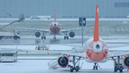 Moti i keq, ndalohen fluturimet në aeroportin e Berlinit