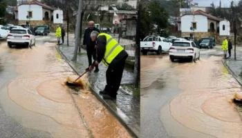 Moti i keq në Himarë/ Përrenjtë dalin nga shtrati, përmbytet Qeparoi, baltë dhe inerte në disa akse