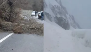 Moti i keq në vend/ Rrëshqitje dheu në Maliq dhe ortek dëbore në Theth