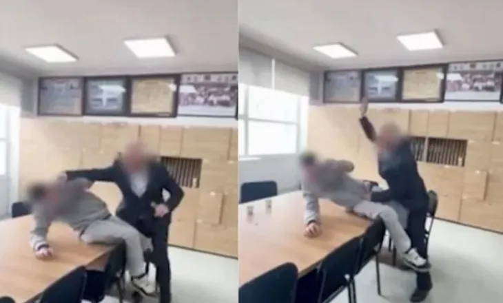 “Ndalu, ndalu”/ Mësuesi dhunon nxënësin në Prishtinë, grushte dhe shkelma mes tyre