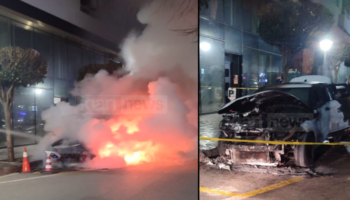 Në pronësi të ish-policit problematik? Shkrumb e hi ‘Range Rover’-i në Pogradec
