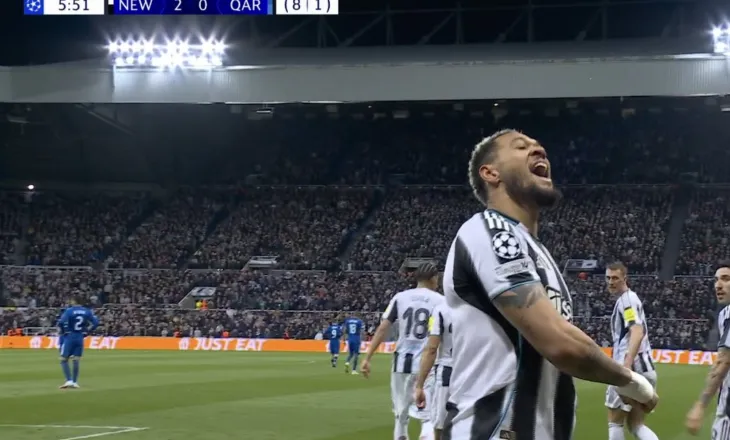 Newcastle nuk tregon aspak mëshirë për Qarabag, dy gola për një minutë në “St.James’Park” (video)
