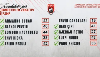Nga Blendi Fevziu te Geri Çipi, kush janë anëtarët e rij të Komitetit Ekzekutiv të FSHF-së