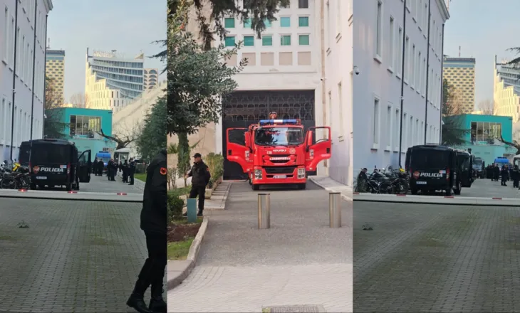 Nis protesta e opozitës/ Berisha mbërrin në selinë blu, 1300 efektivë në gatishmëri para godinës së Kryeministrisë, merren masa me autobotë uji