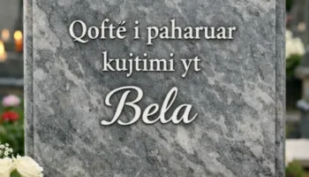 Një epitaf mbi varrin politik të Belës