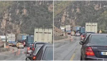 ‘O hajduta…’/ Balla publikon foto të rrugës së shembur në Librazhd, qytetarët e ‘masakrojnë’ me komente