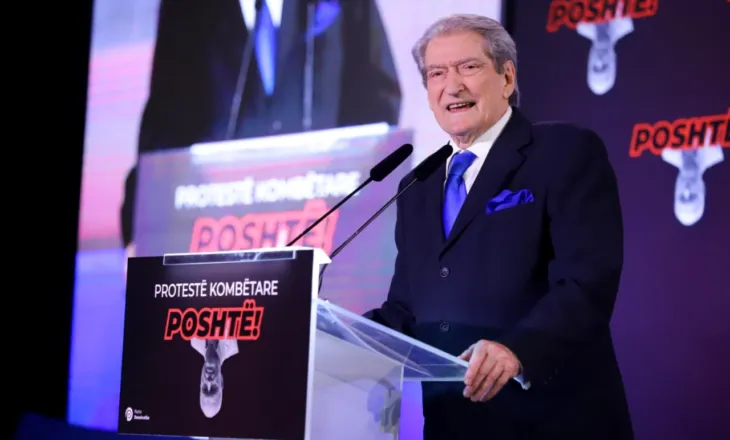 “Opozita më e guximshme e Evropës”, Berisha nga protesta: Të gjithë sytë e botës janë te ne, do të shpëtojmë Shqipërinë