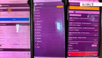 Organizonin lojëra fati dhe baste sportive online/ Arrestohet një person, dy të tjerë procedohen penalisht, sekuestrohen 3 celularë