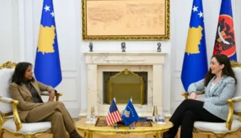 Osmani takim me të Ngarkuarën me Punë të SHBA në Kosovë, në fokus konstituimi i Kuvendit dhe formimi i qeverisë