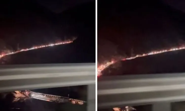 “Paralizohen” akset rrugore në juglindje të vendit, radhë kilometrike nga Korça drejt Tiranës