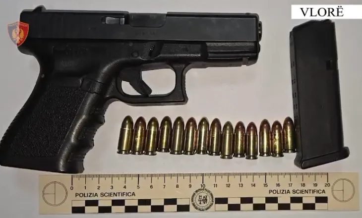Parandalohet krimi në Vlorë, arrestohet 39-vjeçari që u konfliktua me të riu, i sekuestrohet pistoleta