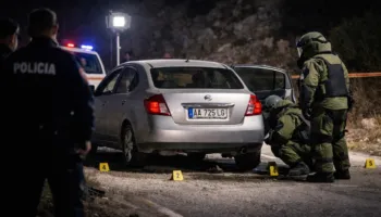 Parandalohet shpërthimi i një automjeti, shoferi pikas eksplozivin gjatë lëvizjes