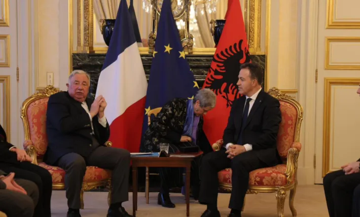 Peleshi në Senatin francez, takim me Presidentin e institucionit: Franca mbështetëse e palëkundur e integrimit europian të Shqipërisë