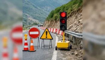 Përkeqësohet situata në aksin Librazhd-Pogradec pas rrëshqitjes së dheut, ARRSH lajmëron ndalimin e qarkullimit për mjetet e tonazhit të rëndë