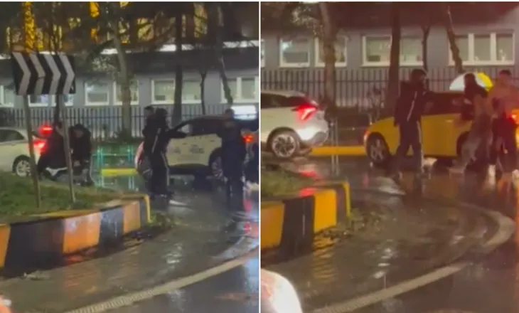 Plas grushti në Tiranë, të rinjtë përplasen fizikisht me njëri-tjetrin (FOTO)