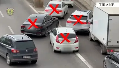 Policia Rrugore e Tiranës me dorë të hekurt: 325 gjoba dhe 31 procedime penale gjatë javës së shkuar
