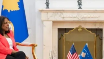 “Prania ushtarake e SHBA në Kosovë mbetet e rëndësishme”, Osmani pret të Ngarkuarën me Punë në ambasadën amerikane