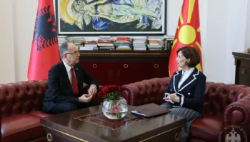 Presidenti Begaj në Shkup: Shqipëria e vendosur për forcimin e partneritetit me Maqedoninë e Veriut dhe rrugën drejt BE