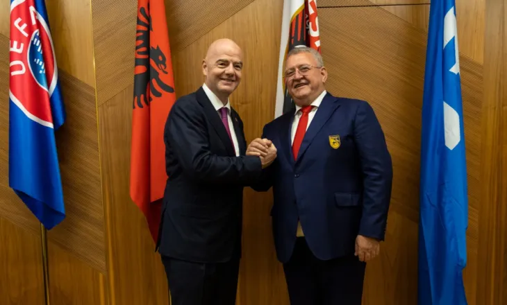 Presidenti i FIFA-s, Infantino uron Armand Dukën për rizgjedhjen: Kontributi juaj, i rëndësishëm në zhvillimin e sportit tonë & promovimin e vlerave të tij në Shqipëri
