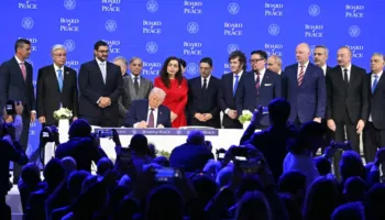 Presidentja Osmani merr pjesë në themelimin zyrtar të Bordit të Paqes në Uashington