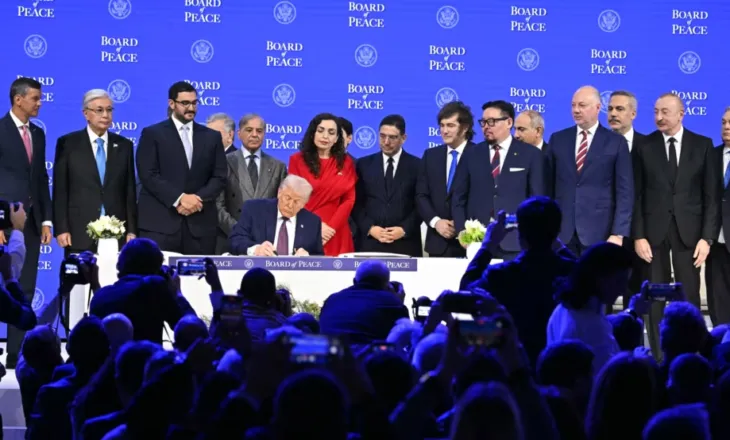 Presidentja Osmani merr pjesë në themelimin zyrtar të Bordit të Paqes në Uashington