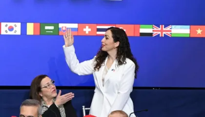 Presidentja Osmani nga Bordi i Paqes: Bashkë me Amerikën dhe aleatët për paqen, sigurinë dhe të ardhmen