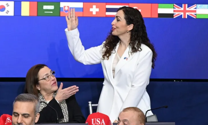 Presidentja Osmani nga Bordi i Paqes: Bashkë me Amerikën dhe aleatët për paqen..