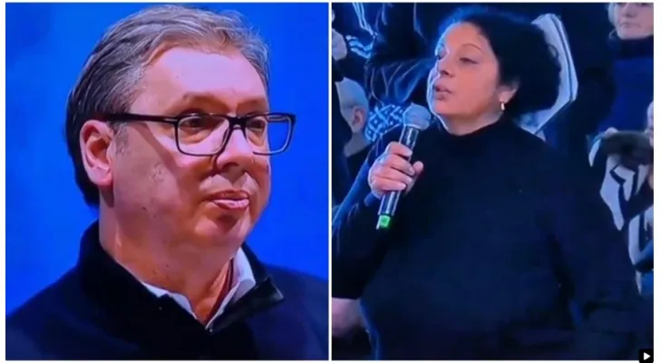 Presion i turpshëm ndaj një nëne/ Vuçiç le nam live në televizion, studentët: Po jetojmë në ferr