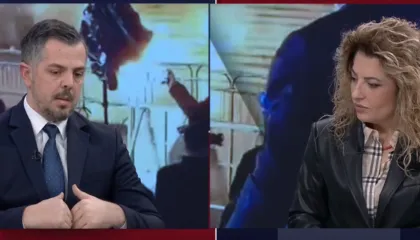 Protesat e opozitës, debat në Quo Vadis/ Grimci: Protesta nuk ishte e dhunshme! Qiraxhi: I vutë flakën protestuesit tuaj