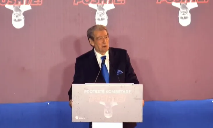 Protesta e PD-së, Berisha: BE na ka paralajmëruar për zhbërjen e rrugës sonë drejt Europës, për 13 vite jemi vjedhur