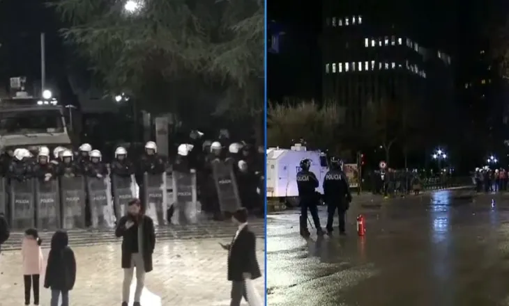Protesta kombëtare e PD,   52 persona të shoqëruar në polici