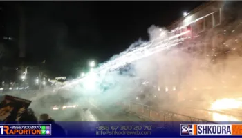 Protesta kombëtare e PD- së, 17 persona të arrestuar, 35 të tjerë të proceduar në gjendje të lirë…