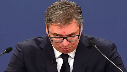 Protestat i nxisin shqiptarët/ Vuçiç: Mandatin e përfundoj në vitin 2027