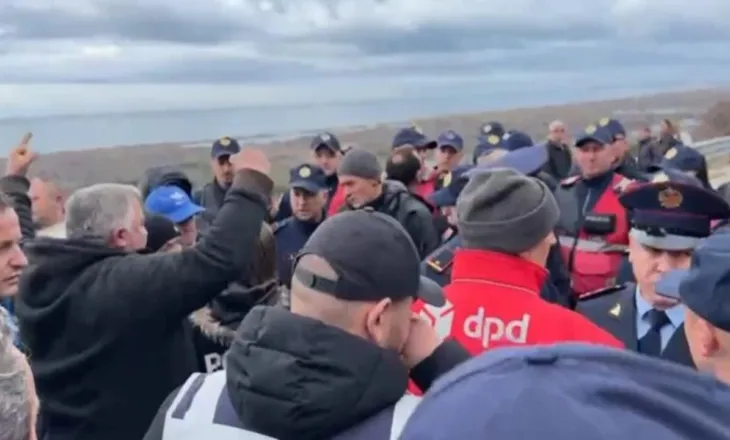 Protestat në Rrjoll, Kapri publikon videon, vajza e vogël takon të ëmën pasi del nga Komisariati