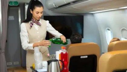 Pse asistentët e fluturimit veshin shalle mëndafshi