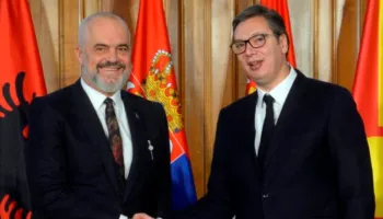 Rama dhe Vuçiç bëhen sërish bashkë, kërkojnë ta fusin Shqipërinë dhe Serbinë dorë për dore në BE