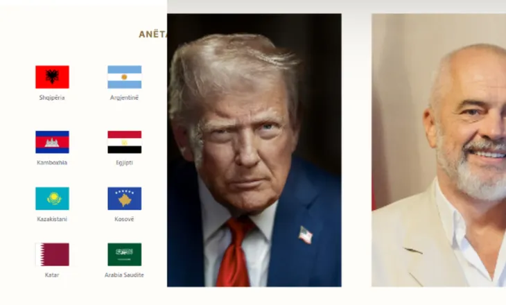 Rama krah Trump! “Bordi i Paqes” prezanton faqen zyrtare, vendosen flamujt e Shqipërisë e Kosovës (FOTO)
