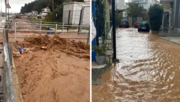 Reshjet e shiut përmbytën Himarën, uji vërshon në katet e para të banesave dhe bizneseve, probleme edhe në Qeparo