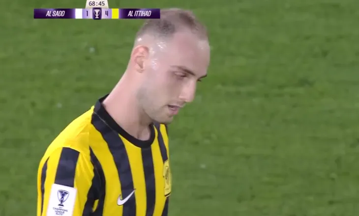 Roli i ri për Mario Mitajn te Al Ittihad! Nga mbrojtës përfundon në sulmues kundër Roberto Mancinit