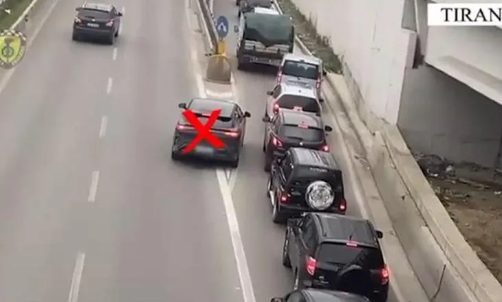 Rrugorja e Tiranës me dorë të hekurt, 325 gjoba për shkelësit e rregullave të qarkullimit vetëm gjatë një jave