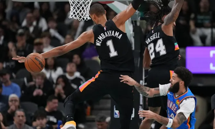 San Antonio mposht kampionët e Oklahomës, fitore për New York, Boston dhe Cleveland