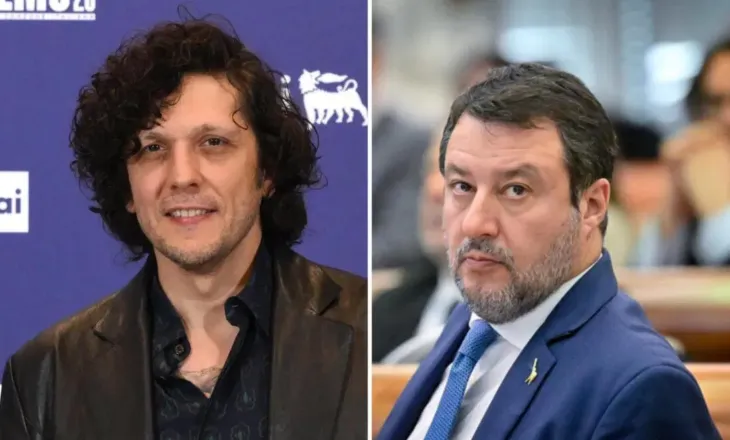 Sanremo, zv/kryeministri Salvini elozhe Ermal Metës: Flet një italishte të përsosur. I vlerësoj emigrantët që janë integruar