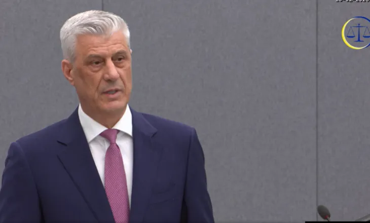 Seanca në Hagë, Hashim Thaçi: Është vetëm një e vërtetë, unë jam plotësisht i pafajshëm!