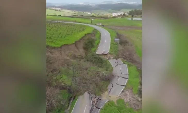 Shembja e rrugës në Librazhd! Rama ndan pamje nga Portugalia: I njëjti fenomen, pse opozita s’po e denoncon në SPAK