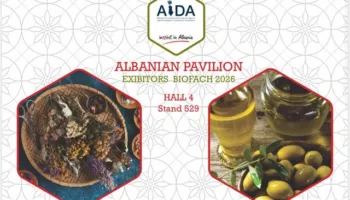 Shqipëria në panairin ndërkombëtar BIOFACH 2026: Pesë kompani promovojnë produktet e qëndrueshme