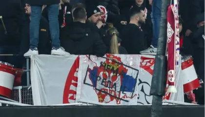 Skandal në Europa League/ Tifozët e Lille vendosin hartën e Kosovës në flamurin serb, klubi i falenderon